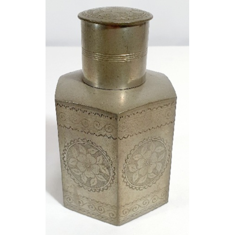 Oude Indonesische tinnen theebus